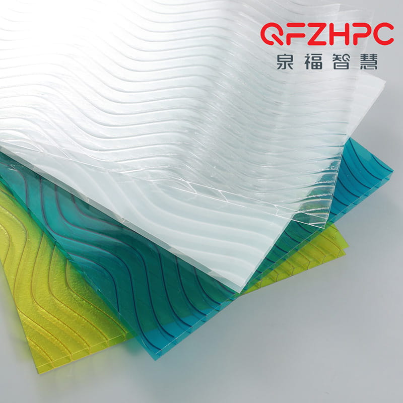Twin wall S-Shaped polycarbonate sheet