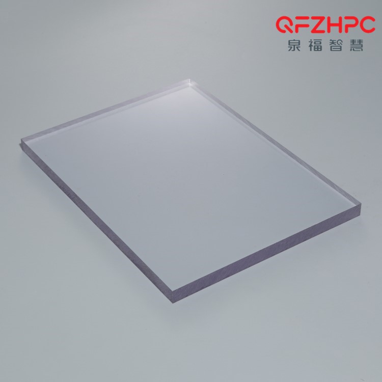 Solid polycarbonate sheet for sound barrier