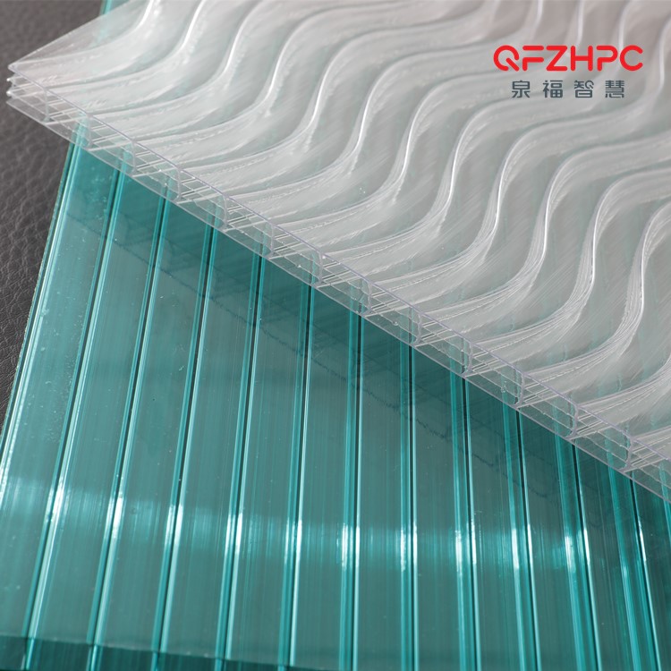 Four-wall S-Shaped hollow polycarbonate sheet